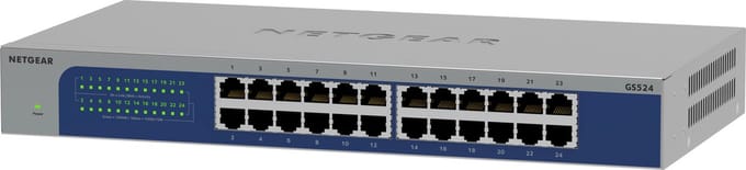 NETGEAR GS524-300EUS GS524-300EUS Ethernet Switch 24 poorten 1 GBit/s