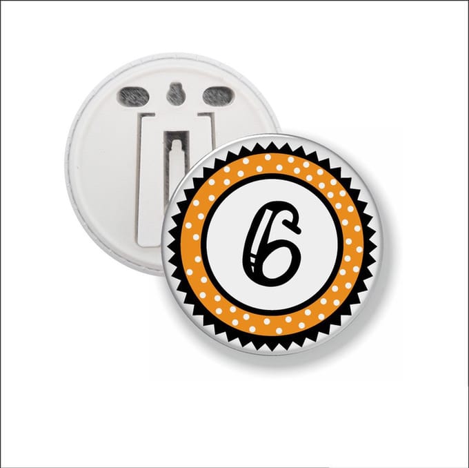 Button Met Clip 58 MM - 6
