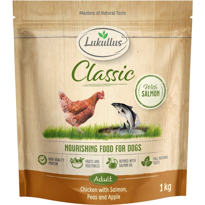 Lukullus Classic Kip & Zalm - 1 kg Nieuw Receptuur