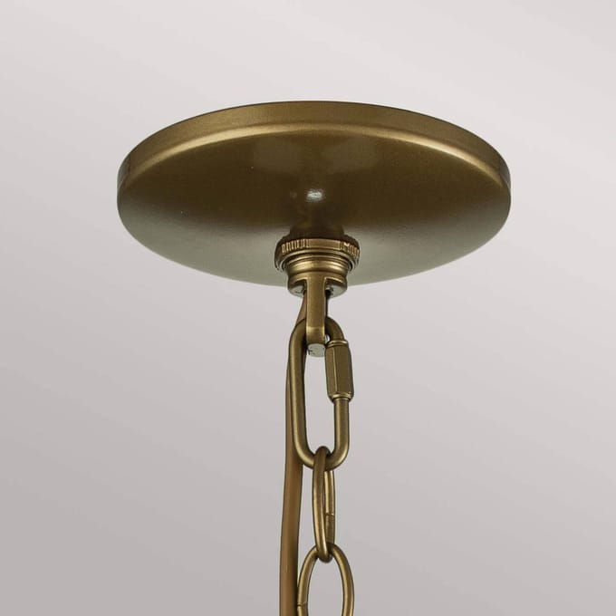 Feiss LED Buiten Hanglamp Redding Station | 1X E27 Max 60W | IP44 | Dimbaar | Painted Distressed Bronze
