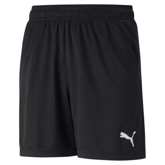 PUMA teamRISE Training Shorts Jr Unisex sportbroek - Puma Black-Puma White
