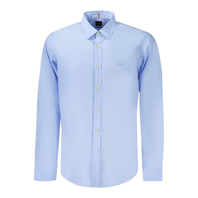 Hugo Boss Azzurro Katoenen Heren Shirt