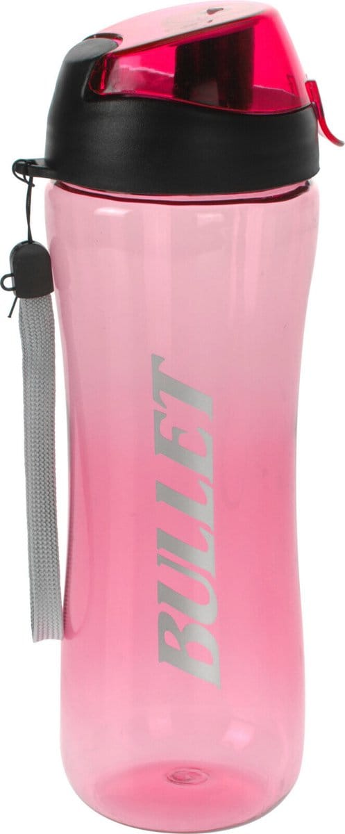Bidon drinkfles/waterfles roze 700 ml - Sportfles/sportbidon - Kunststof