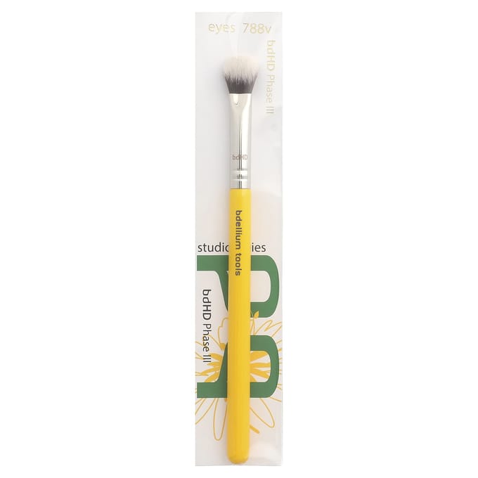 Bdellium Tools, Standaard Serie, BDHD 3-Staps Blending/Concealer Kwast, Ogen 788v, 1 Kwast