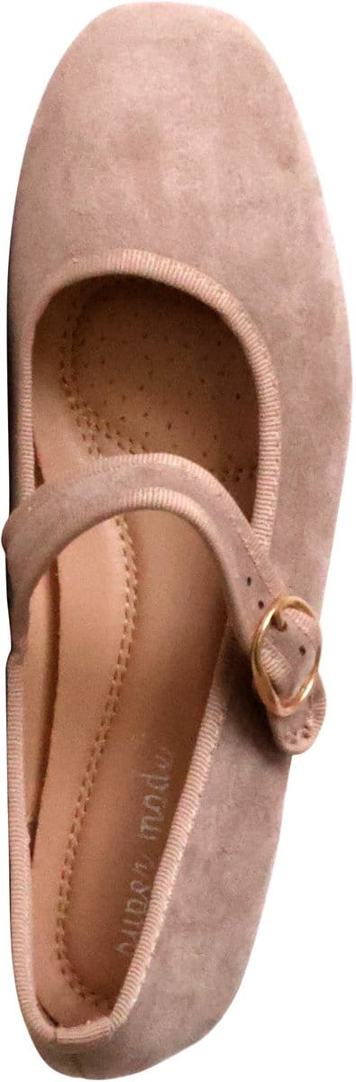 Ballerinaschoen met bandjes en gesp