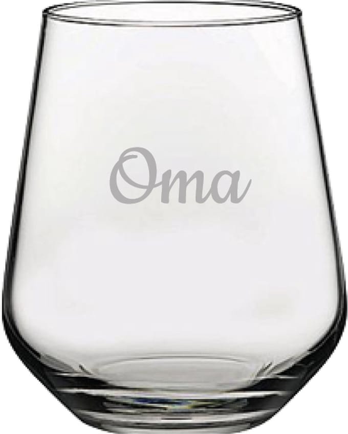 Gegraveerde Drinkglas 42,5cl Oma