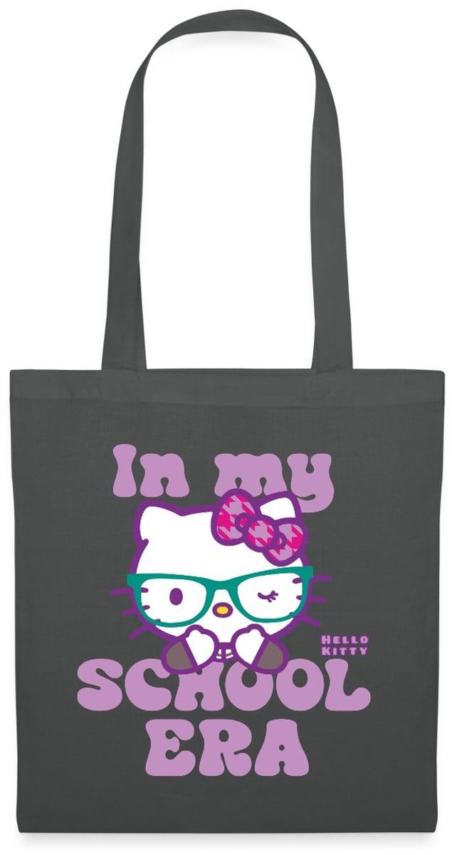 Hello Kitty Met Bril In My School Era Tas Van Stof Schoudertas