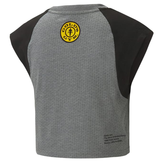 Puma x Gold's Gym Logo Cropped Top - Dames