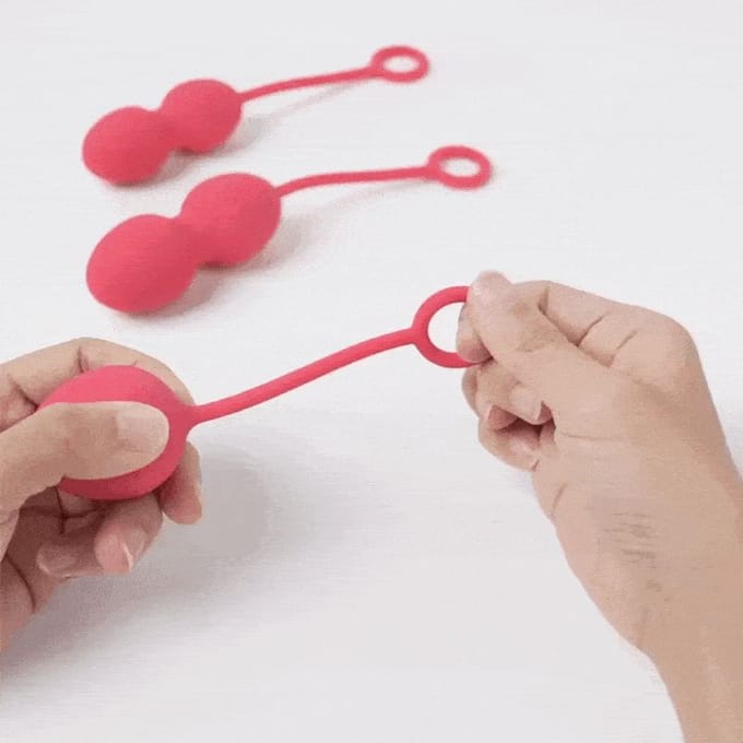 Svakom Vaginale Ballen - Roterende Kernen - Paars - Set van 3