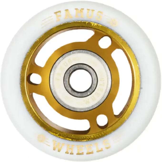 Set van 8 rollerwielen Famus Wheels 98A