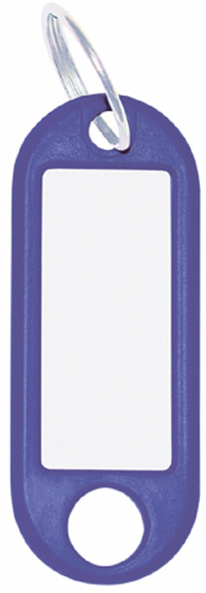 WEDO sleutelhanger met ring, diameter: 18 mm, blauw