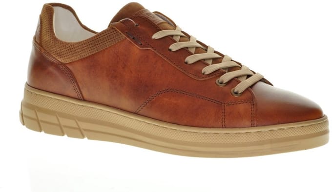 Bullboxer Cognac Geklede Lederen Herensneaker maat 41