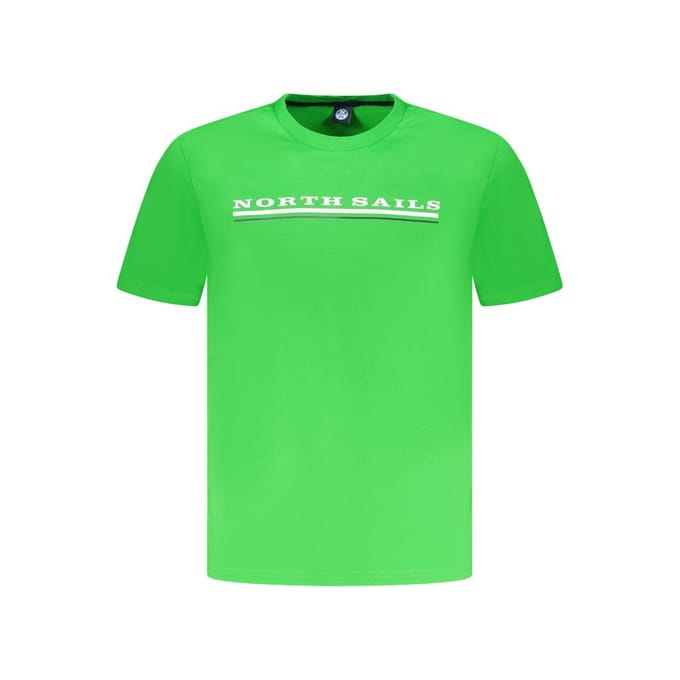 Crew Neck T-shirt Lime Groen Ns23ss001