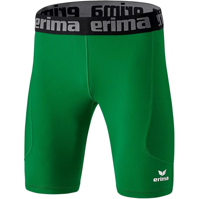 Erima Elemental Short Tight Kinderen - Smaragd | Maat: 152