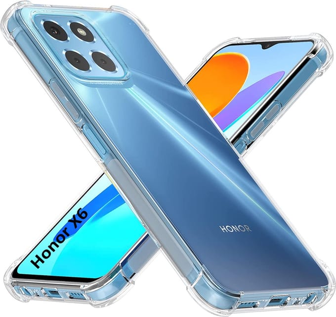 Hoesje voor Honor X6 backcover Shockproof siliconen Transparant