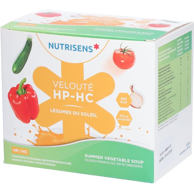 NUTRISENS VELOUTE HP/HC Zonnegroenten soep 4x80 Poeder