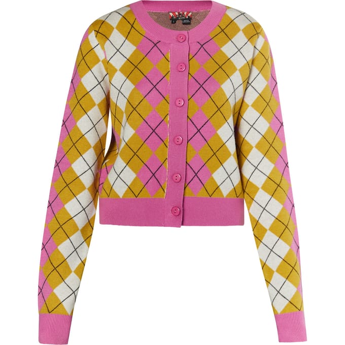 Mymo Vest Dames Roze Geel Veelkleurig