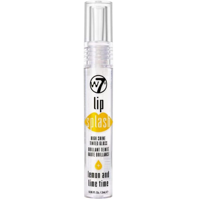W7 Lip Splash Tinted Lip Gloss Lemon &amp; Lime Time 1 st