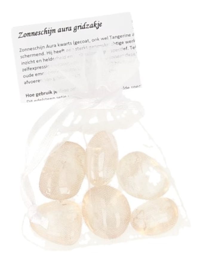 Zonneschijn Aura gridzakje 6 st. (gecoat)