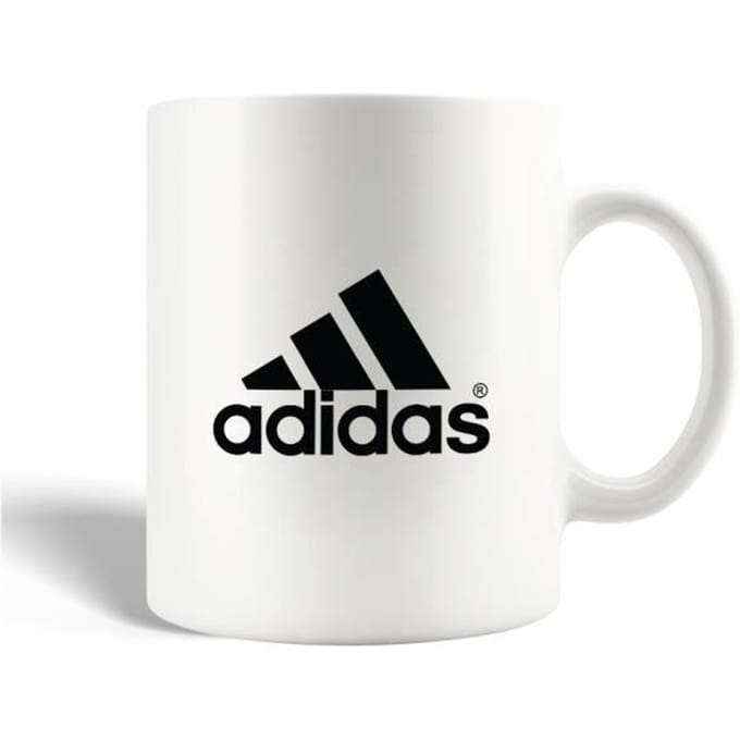 Mug en Céramique logo Adidas Noir Firme