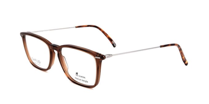 Safilo LINEA T 12 Brown 54/17/145 MAN Brilmonturen