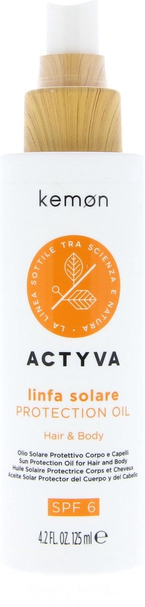 Kemon Spray Actyva Linfa Solare Protection Oil SPF6