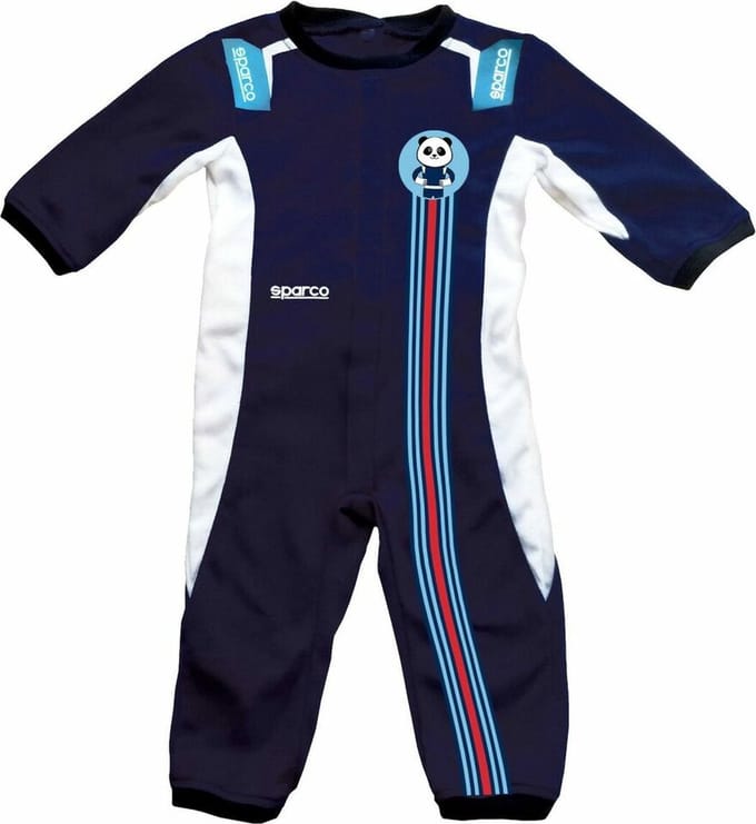 Sparco Stripes Design Babyromper - Marineblauw - Maat 12-18 maanden