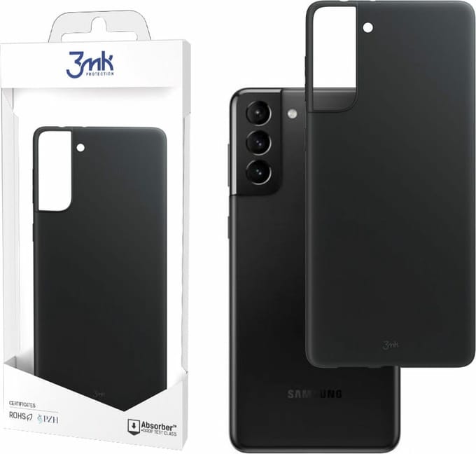 3mk Matt Case for Samsung Galaxy S21+ 5G - black