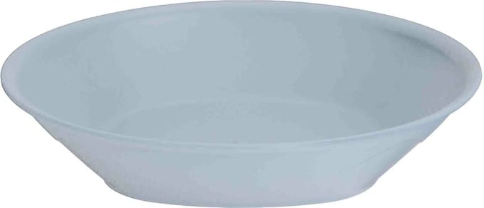 Excellent Houseware Bordjes - 4x stuks - D18 cm - wit - onbreekbaar