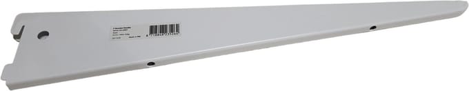 F-systeem Drager Dubbel 37 Cm Wit Ral9003 45 Kg