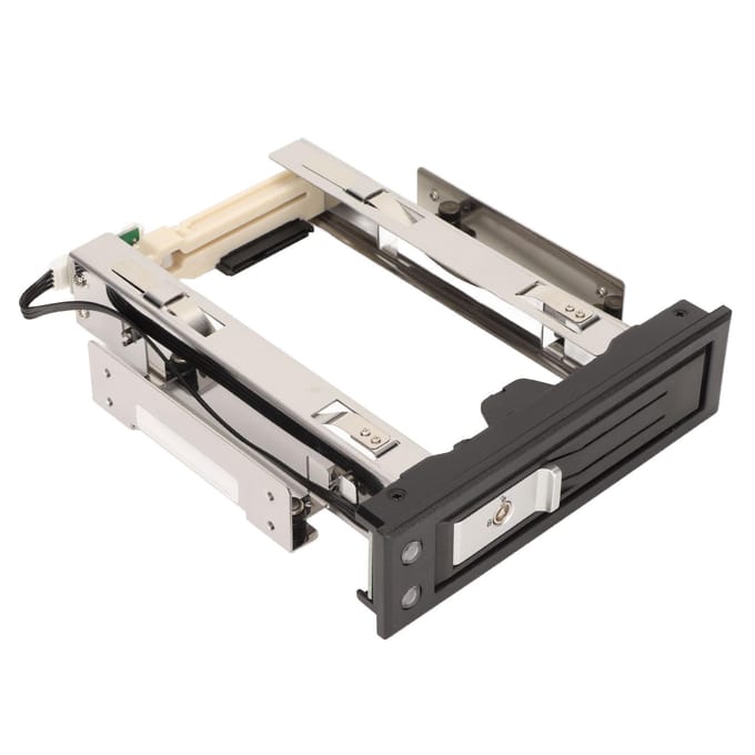 Boîtier de disque dur interne 3,5 pouces, 6 Gbit/s, échangeable à chaud, bonne dissipation thermique, rack mobile sans plateau pour disque dur white