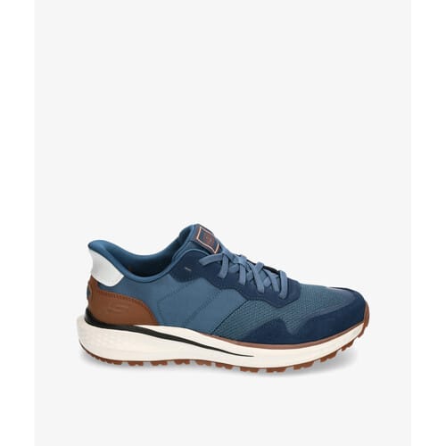 SKECHERS Heren Slip-Ins Relaxed Fit Slade Ultra Mercer Sneaker Blue