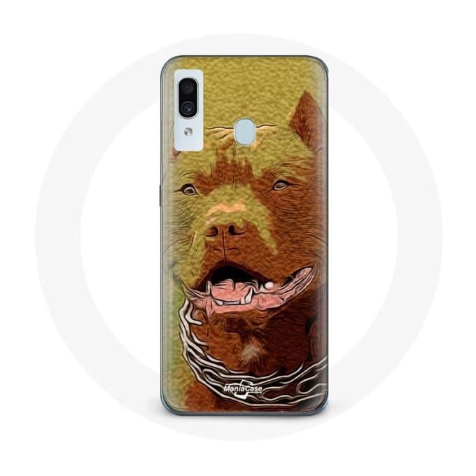 Coque pour Samsung Galaxy A20 American Pit Bull Terrier