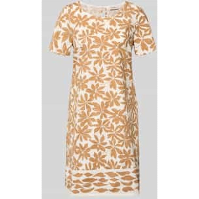 relaxed fit jurk met floraal all-over print