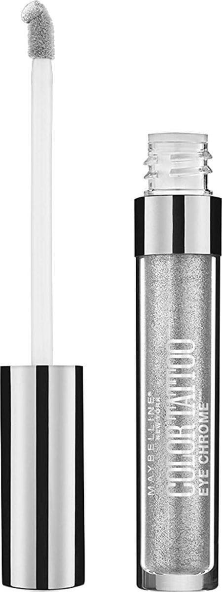 Maybelline Color Tattoo Eye Chrome Oogschaduw - 580 Silver Spark