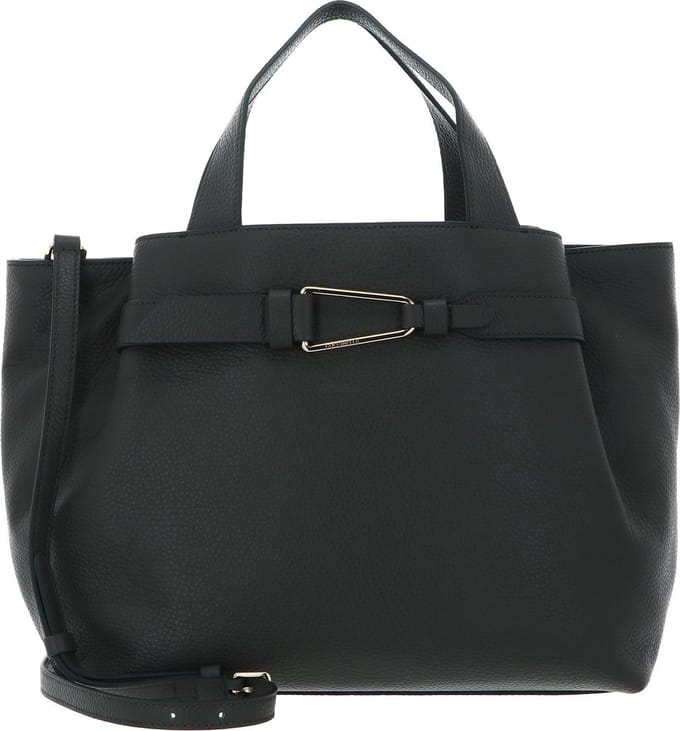 COCCINELLE Leren Schoudertas Malory Handbag Grained Leather Alga Donkergroen
