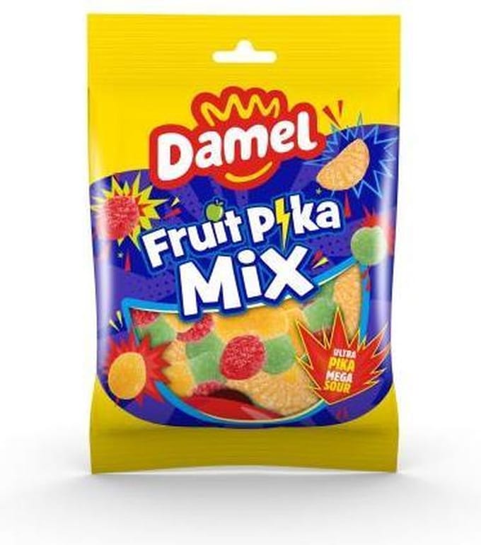 Damel Mega Sour Fruit Mix 14 x 150 gram