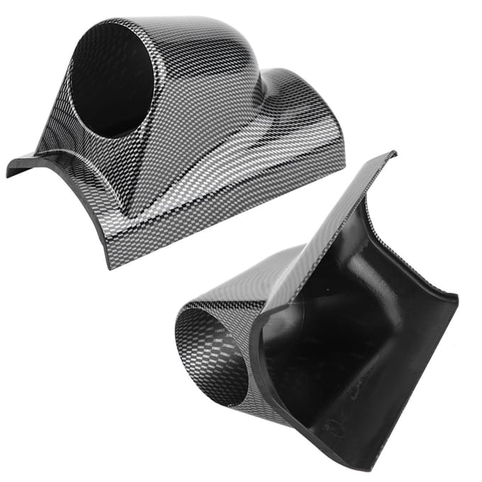 Support de montage universel pour compteur à trou unique de 52 mm, 2 pouces black