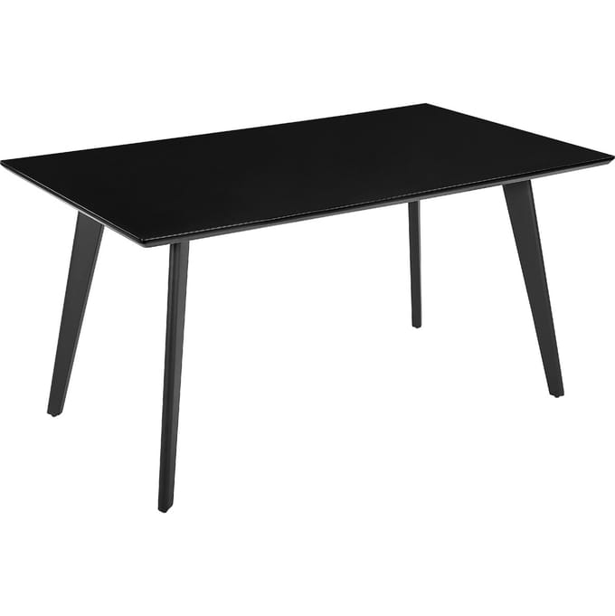 DORCAS - Eettafel - Zwart - MDF