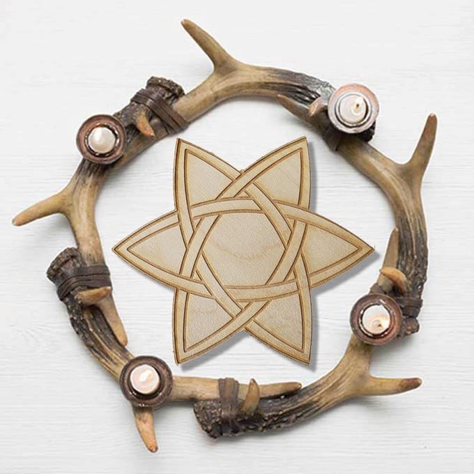 Celtic Star Crystal Grid