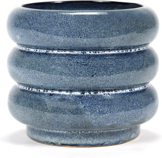 Serax Bloempot-Sierpot Blauw D 14.5 cm H 12.5 cm