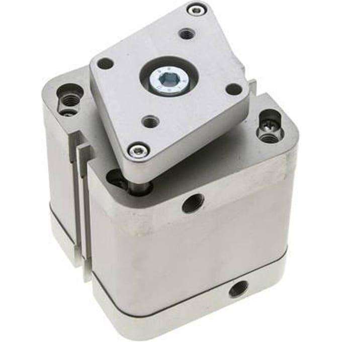 ISO 21287 Compacte Dubbelwerkende Cilinder 63-30mm - Magnetisch - Niet-roterend