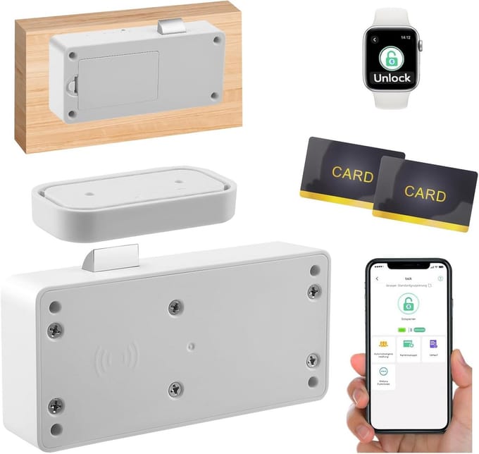 Elektronisch Kastslot met RFID en Bluetooth App Bediening