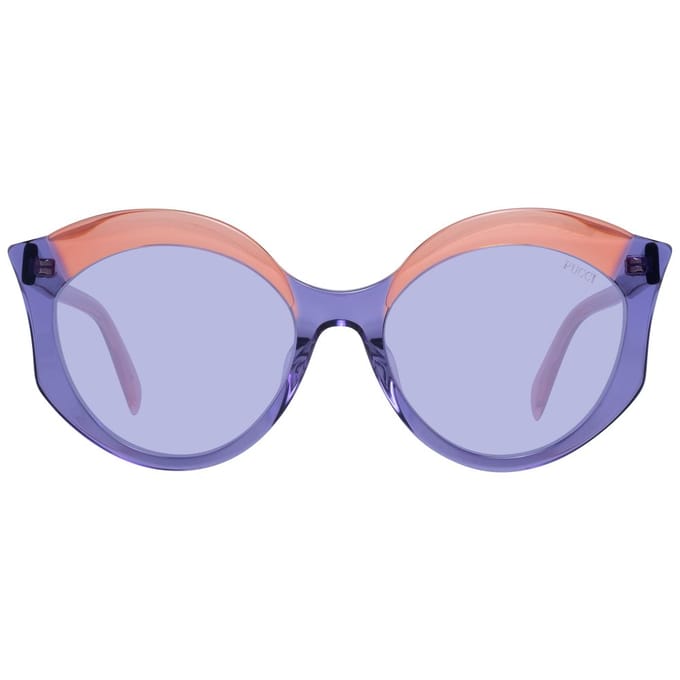 Emilio Pucci Paarse Plastic Zonnebril