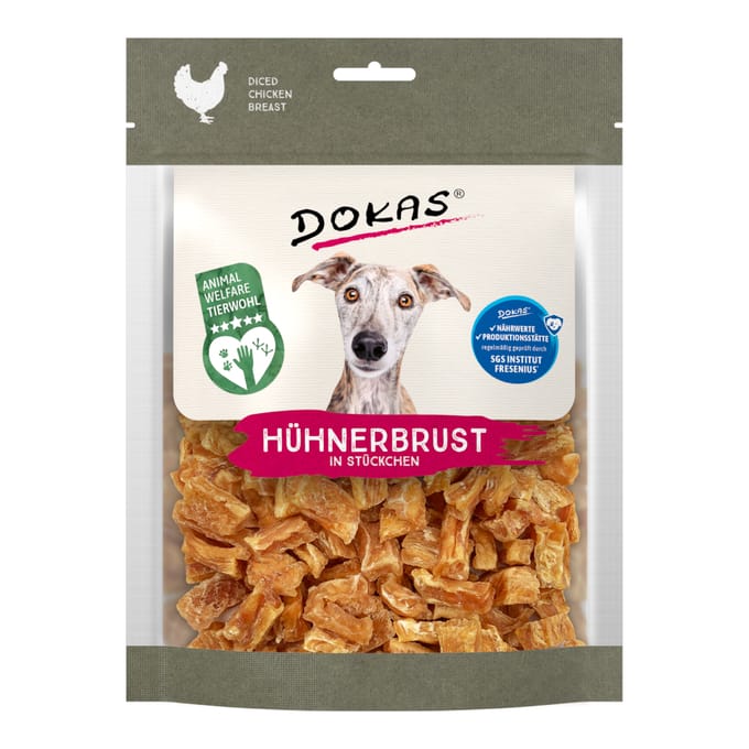 170g Dokas stukjes kipfilet hondensnacks