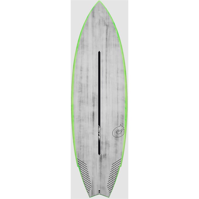 Torq Act Prepreg Go-Kart Greenrail 5'10 Surfboard patroon