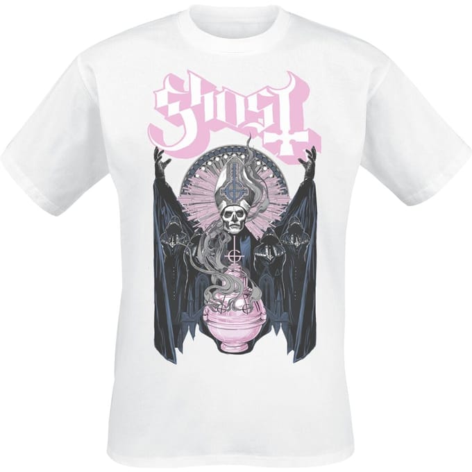 Ghost T-shirt - Beneficense - S tot 4XL - voor Mannen - wit