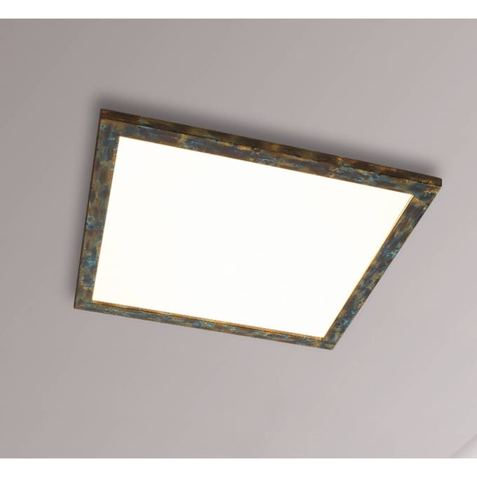 Quitani Aurinor LED paneel, goudkleurig gepatineerd, 68 cm