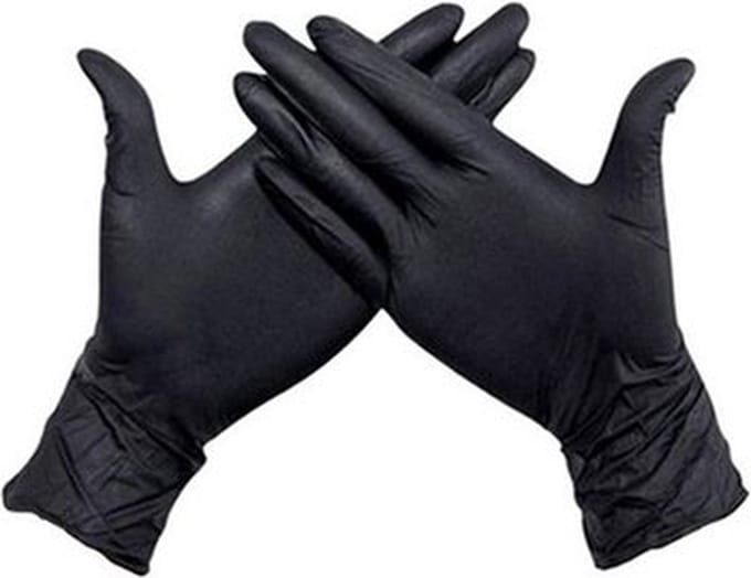 Sibel Nitril Handschoenen Medium Poedervrij Zwart 100st