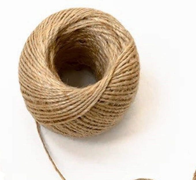Natuurlijke Jute Twine Spool - 1 mm - 15 mm - 2 mm - 3 mm - 4 mm